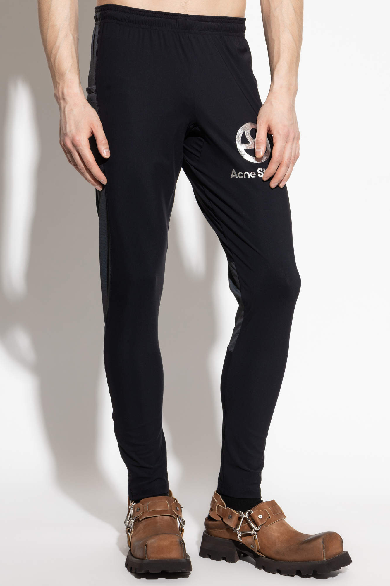 Black Pants with logo Acne Studios - Vitkac France